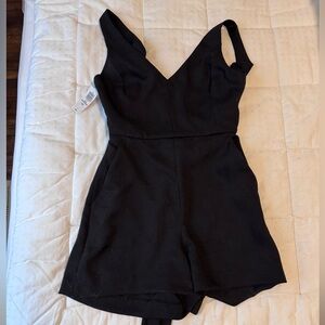 Black Sleeveless Romper - NWT